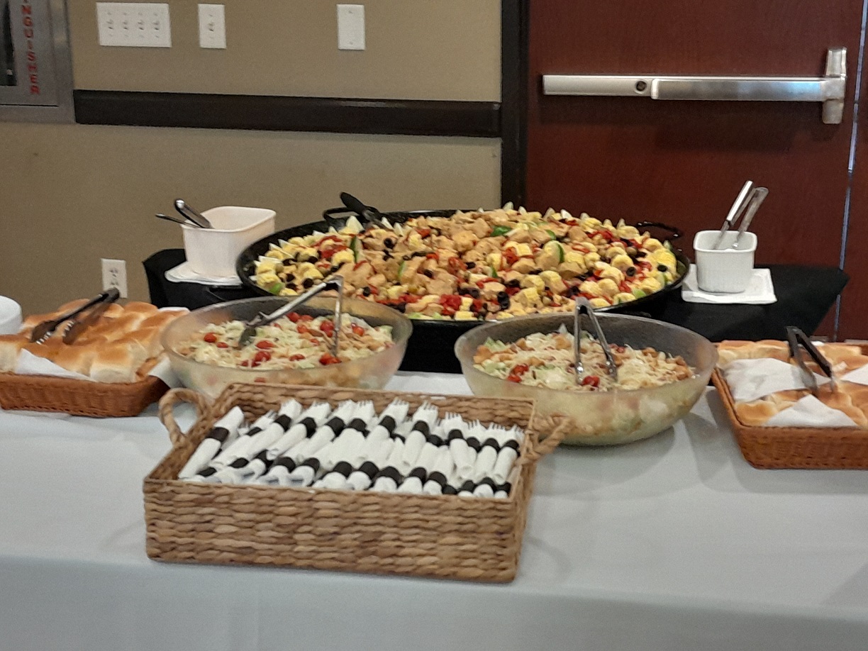 Paella VIP catering event and food presentation